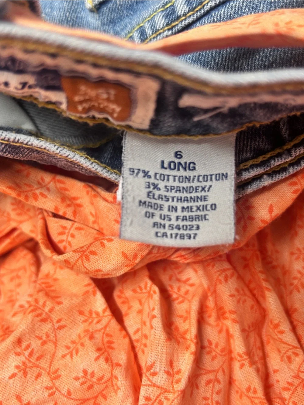 Old Navy girls orange